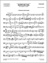 Suite en Sol - Quatuor à Cordes - la Presle Jacques De - Partition